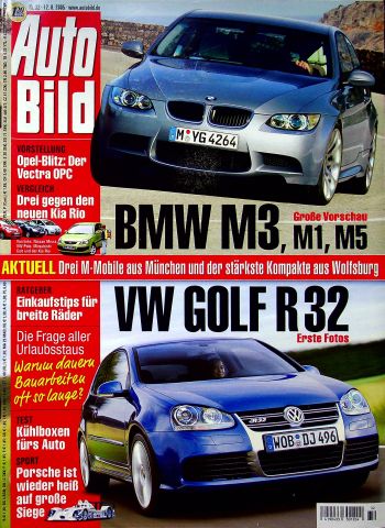 Deckblatt Auto Bild (32/2005)